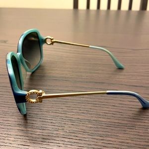 Baby Blue Women’s Ferragamo Designer Sunglasses